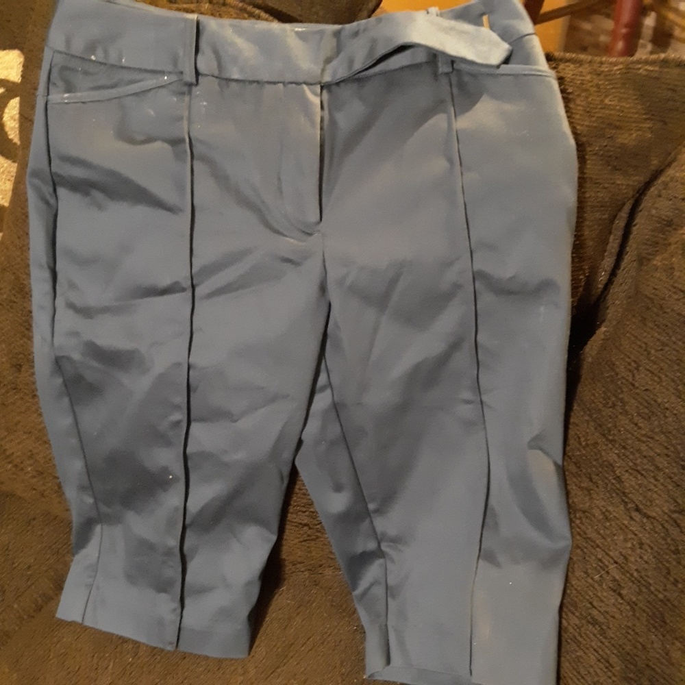 NWT Teal Color Worthington Tailored knee Shorts